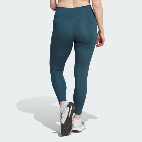 women's training essentials high-waisted 7/8 leggings - Picture 2 of 4